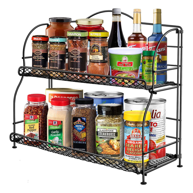 Rak Lipat Dua Lapis Bumbu Dapur 400mm